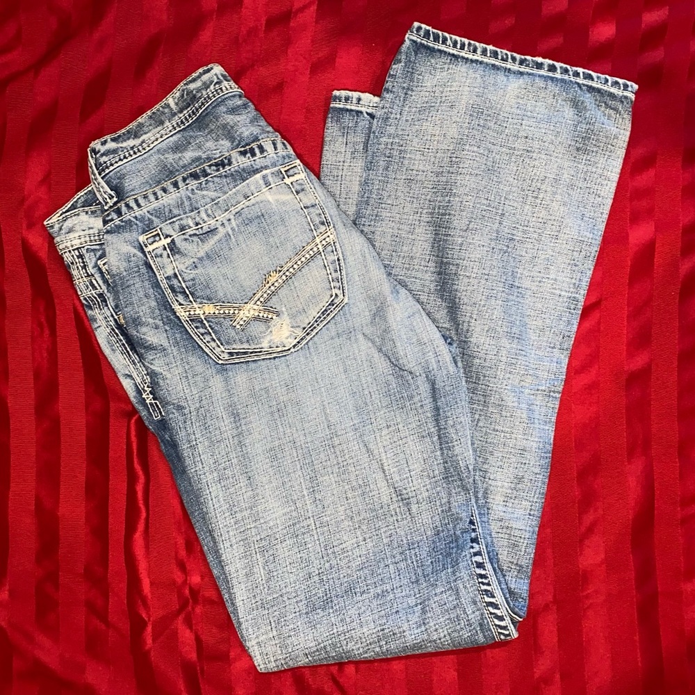 Men’s 34x34 BKE Derek Distressed Jeans